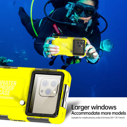 IP68 Waterproof Phone Case 15m/50ft – Universal 6.9" | Diving & Underwater Photography