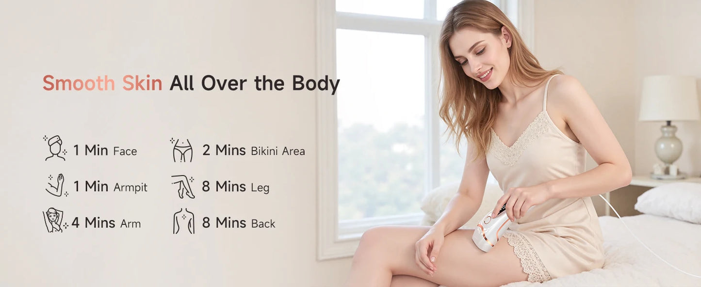 IPL Hair Removal Device — 999,900 Flashes