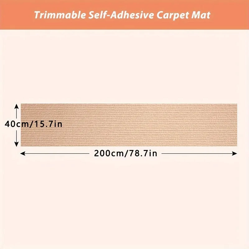 Cat Scratching Mat – Self-Adhesive Furniture Protector for Healthy Claws (30x100CM)