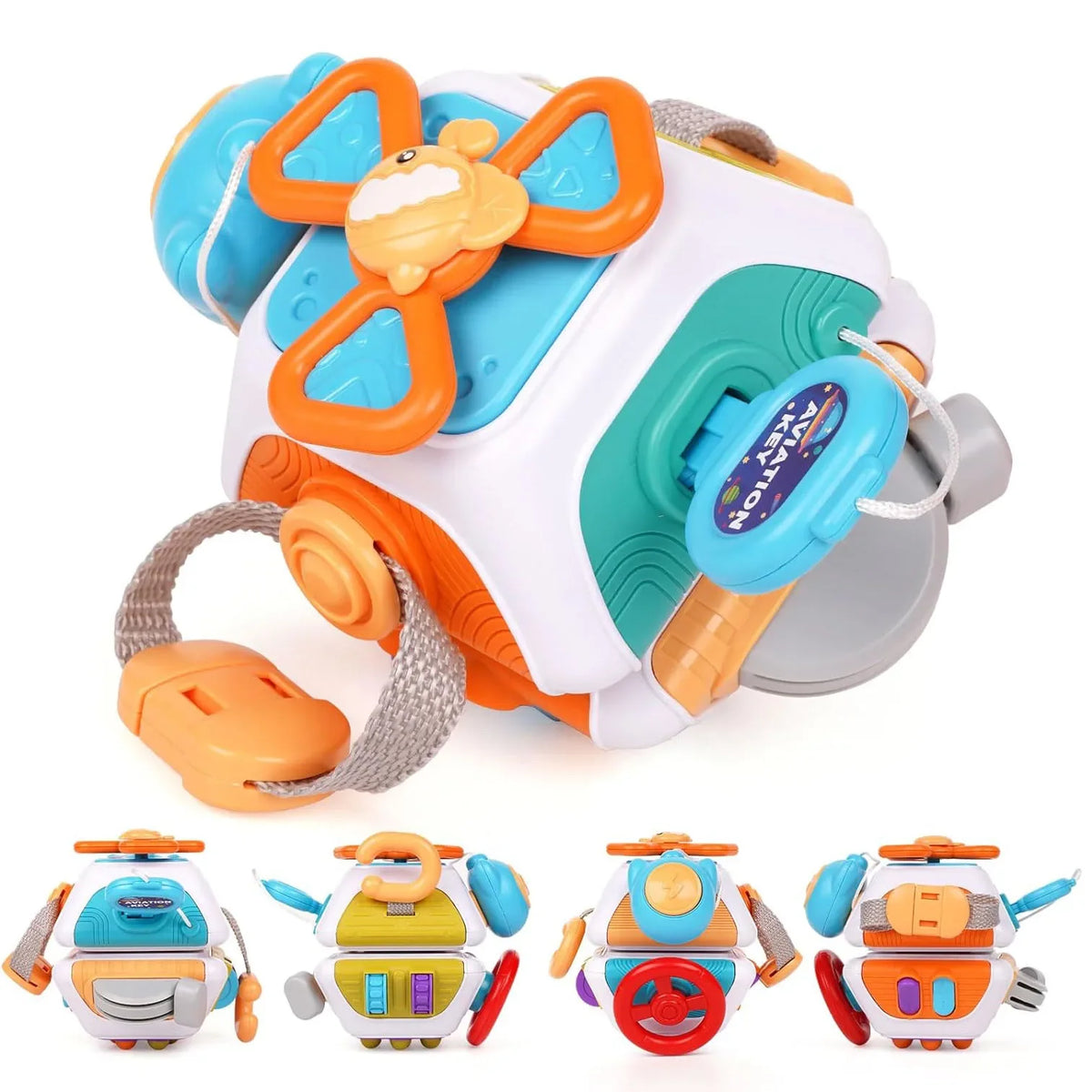 Montessori Sensory Busy Ball – Space-Themed Baby & Toddler Activity Toy