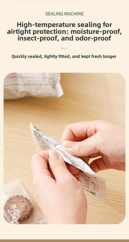 Rechargeable Mini Bag Sealer with Cutter & Magnet