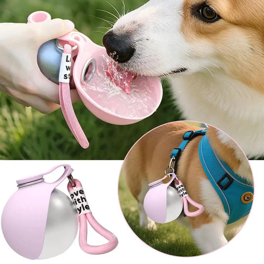 Foldable Pet Water Bottle – Portable Dog & Cat Drinking Bottle for Outdoor Adventures