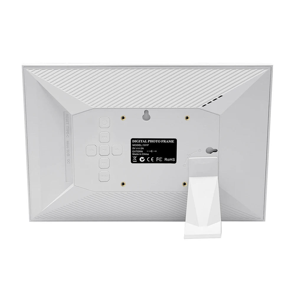10 Inch Digital Photo Frame | 1280x800 HD IPS | 1080P Video | Music | Calendar | Remote Control