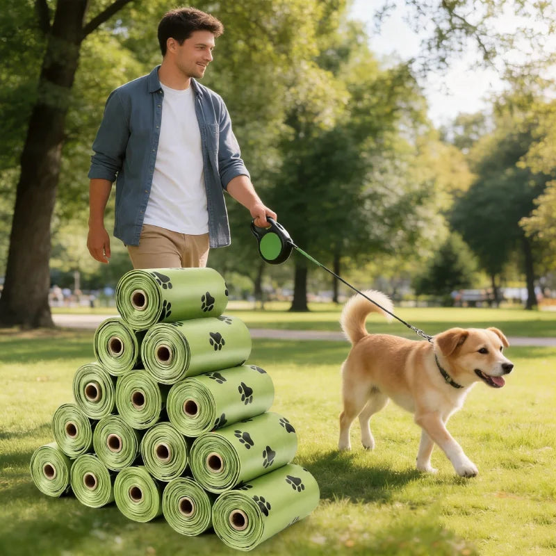 Dog Poop Bags – Large Refill Rolls (15 Bags/Roll)