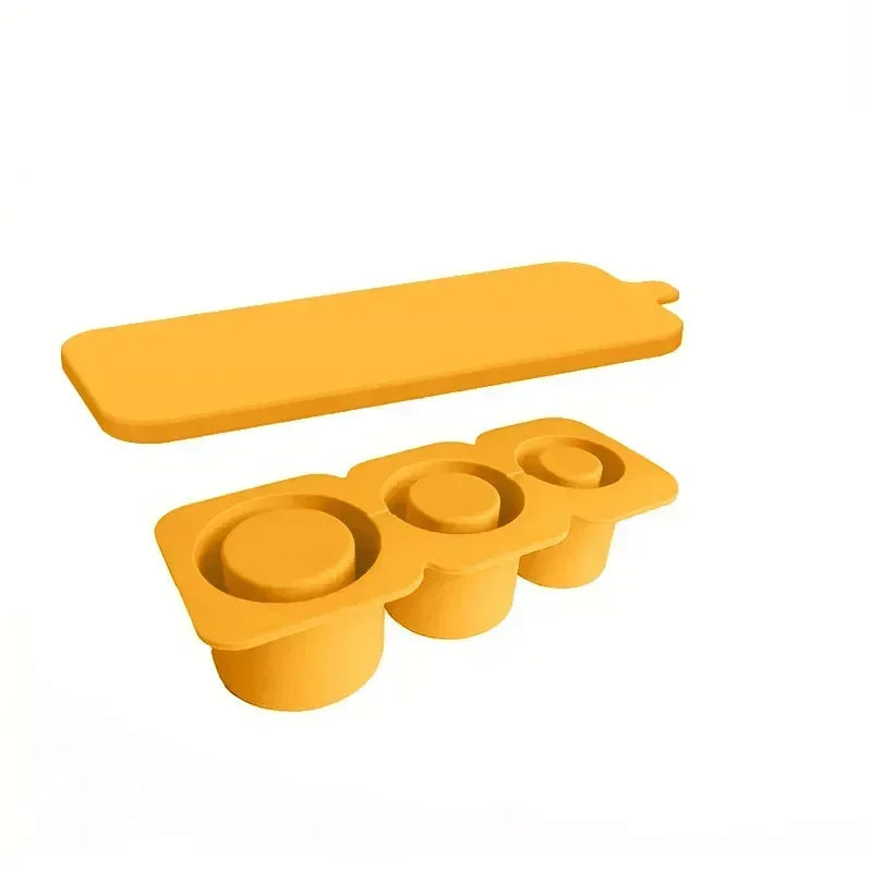 Silicone Ice Cube Mold for Stanley Tumbler – 3-Cube Tray, Reusable & Easy Release