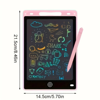 1Pcs 8.5inch Lcd Writing Tablet - Electronic Drawing Board and Doodle Board, Suitable for Office Use, Easy-To-Erase Writing Board for Students' Drafts