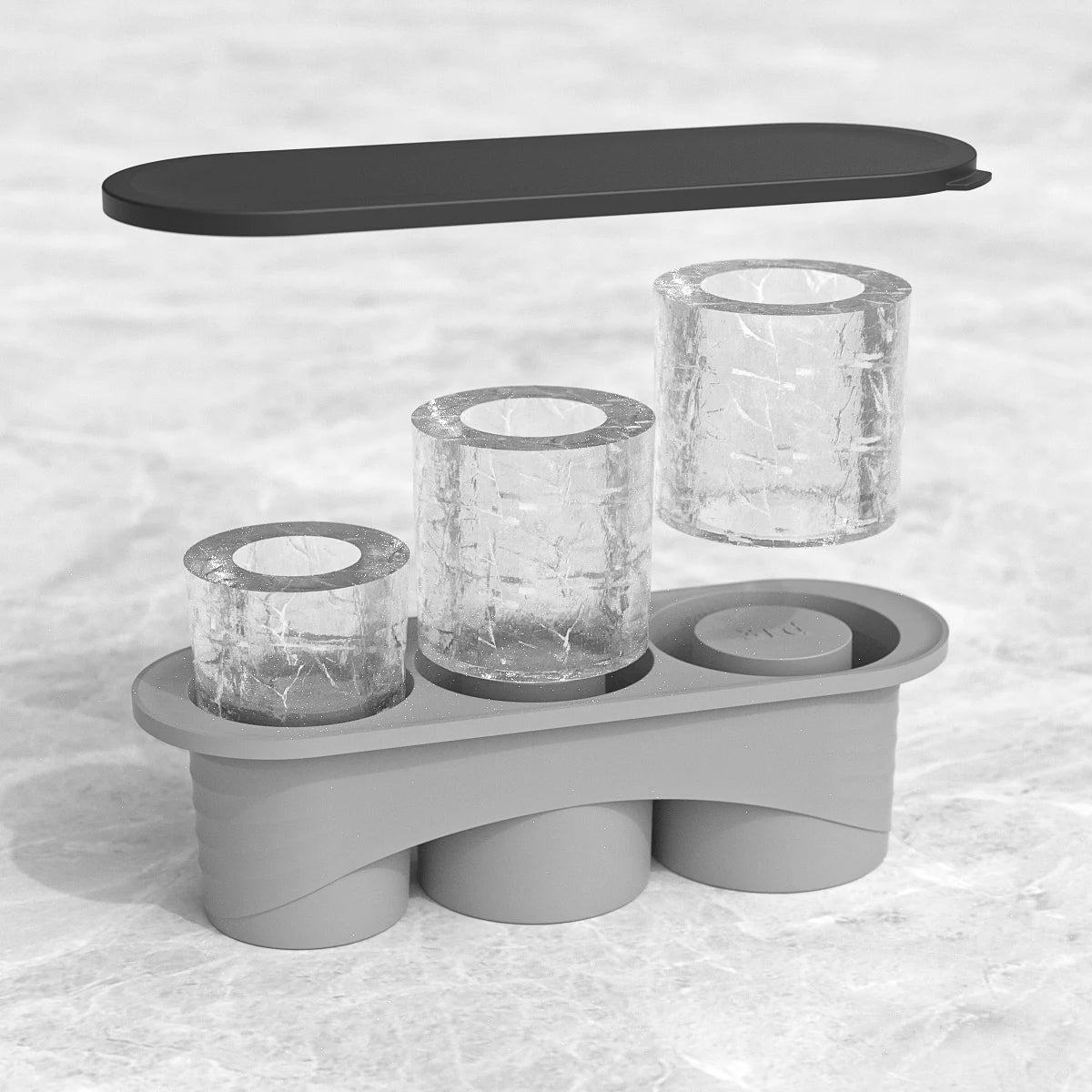 Cylinder Ice Cube Tray for Stanley Cup – Silicone Mold with Lid & Stanley Accessories