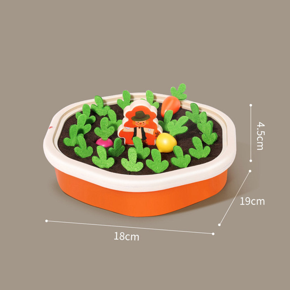 Kids Pull-Out Radish Toy | Color Recognition & Early Learning Game