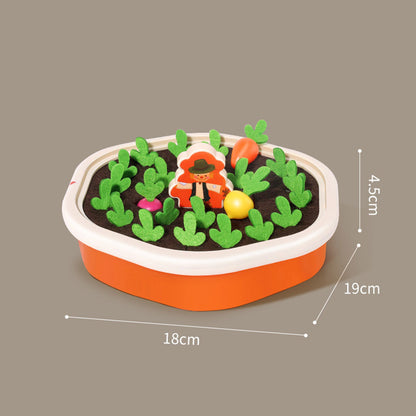 Kids Pull-Out Radish Toy | Color Recognition & Early Learning Game