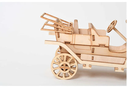 DIY 3D Wooden Puzzle for Assembly Puzzle Laser Cutting Sailing Ship Biplane Steam Locomotive Train Toy DIY Kit for
