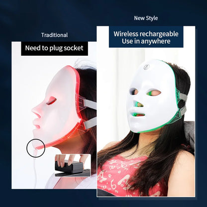 7-Color LED Photon Therapy Face Mask