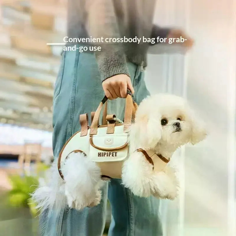 Portable Pet Carrier Bag Adjustable Shoulder Handheld Travel Bag for Dogs Cats
