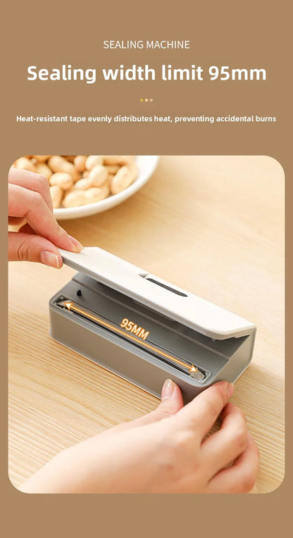 Rechargeable Mini Bag Sealer with Cutter & Magnet