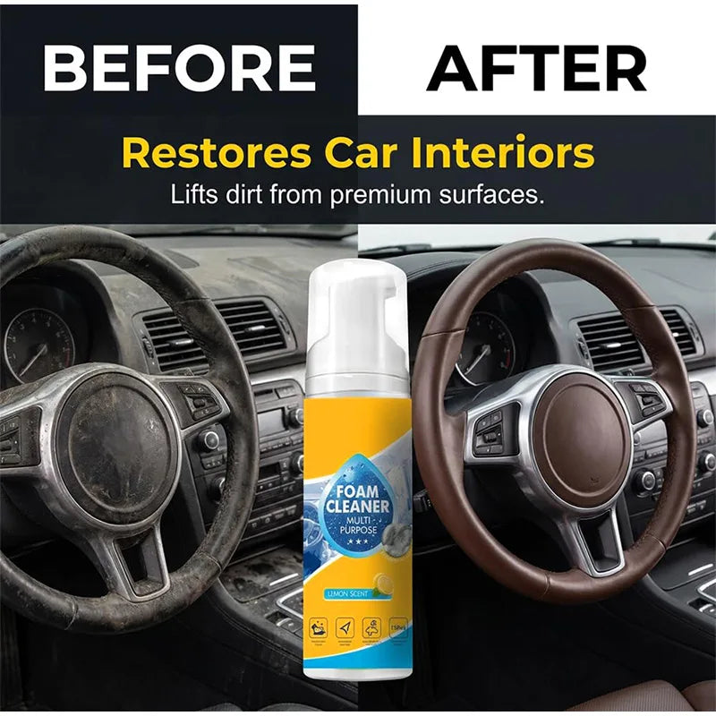 4-in-1 Multi-Enzyme Foam Cleaner — All-Purpose No-Rinse Deep Clean Spray