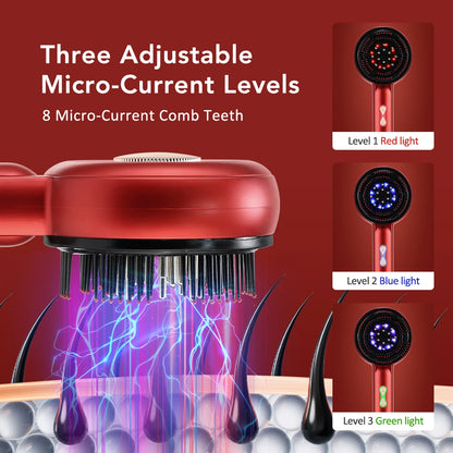 Electric Vibration Scalp Massager & Hair Growth Comb
