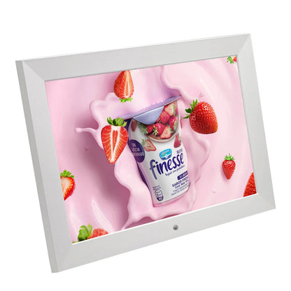 10 Inch Digital Photo Frame | 1280x800 HD IPS | 1080P Video | Music | Calendar | Remote Control