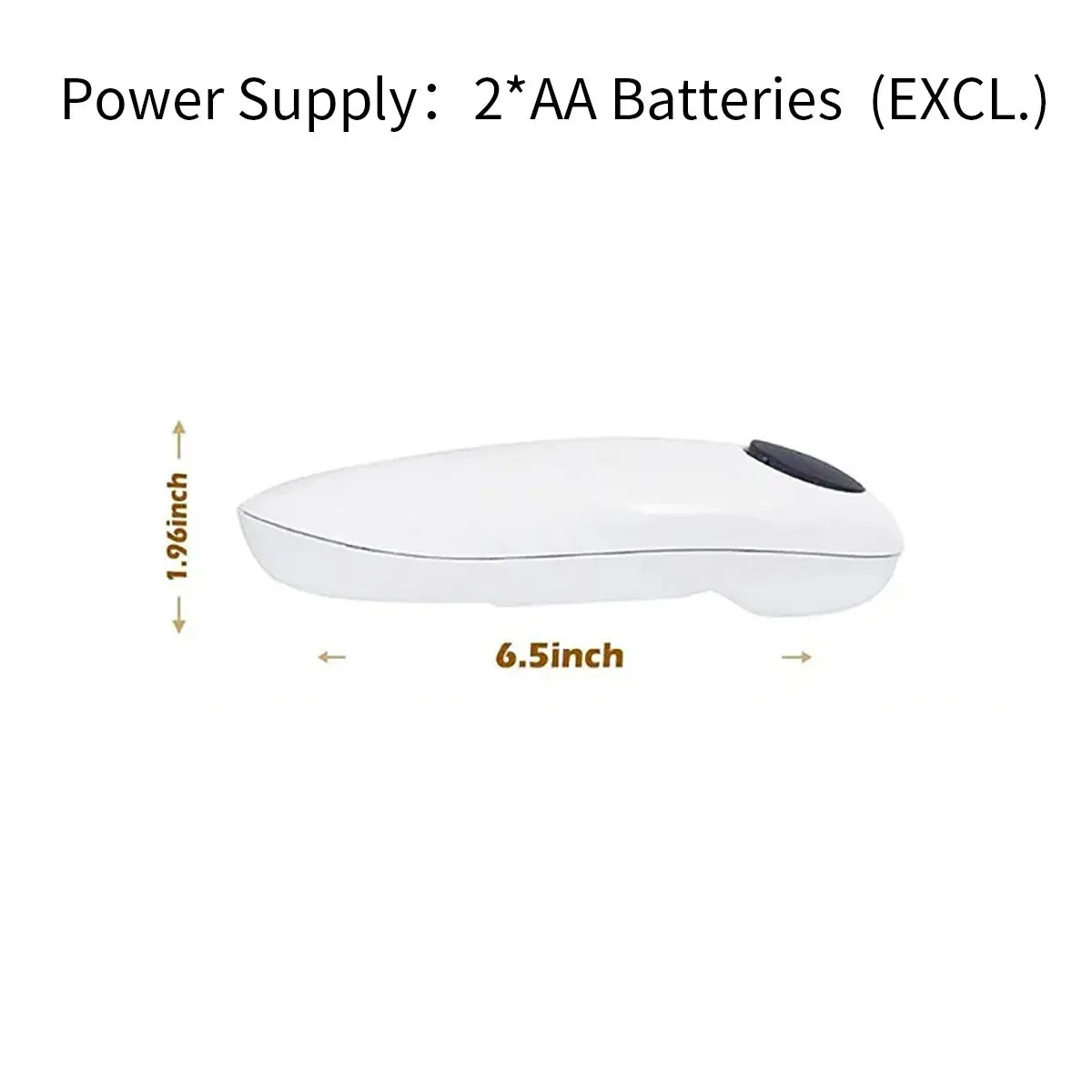 Electric Can Opener Automatic Jar Bottle Opener Hands Free Easy Pull Tab Battery Powered Batteries Not Included