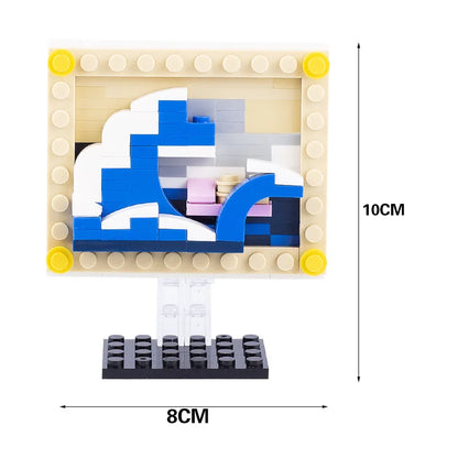 MOC City Series Scene Building Blocks Flower Shop Garden white poplar Men's restroom DIY Kids Toys Park Bench Street Lamp Toys