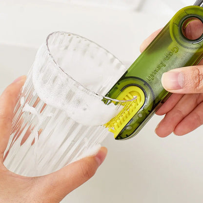 3-in-1 Multifunctional Cleaning Brush — Cup Lids, Thermos & Bottle Caps