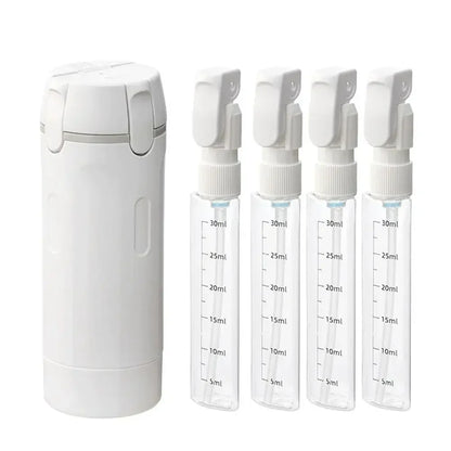 4-in-1 Travel Toiletry Bottles Set | Leak-Proof Refillable Containers