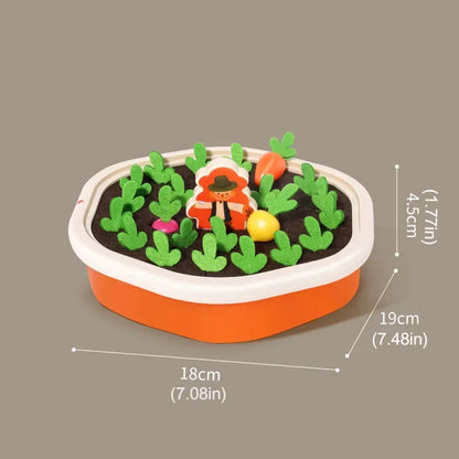 Kids Pull-Out Radish Toy | Color Recognition & Early Learning Game