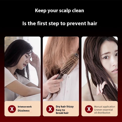 Electric Vibration Scalp Massager & Hair Growth Comb