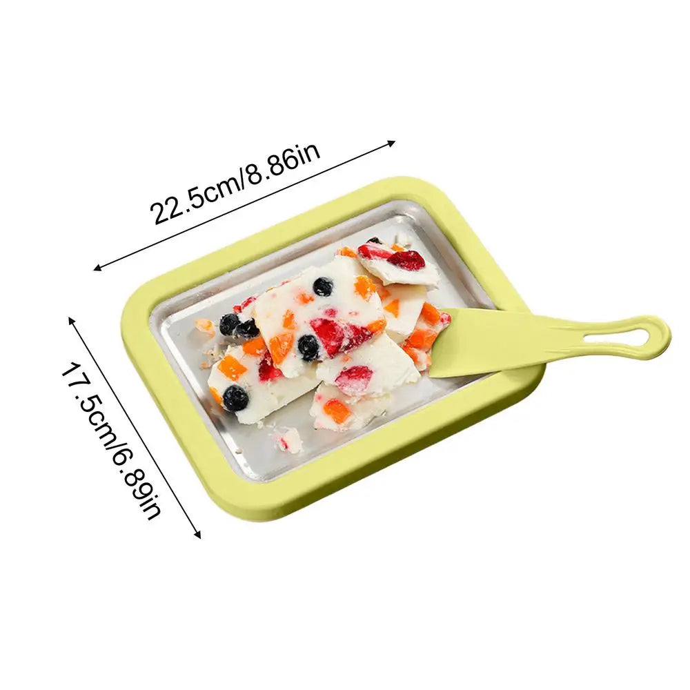 DIY Rolled Ice Cream Making Kit with 2 Spatulas