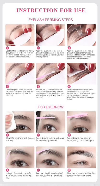 Semi-Permanent Lash Lift & Lamination Kit