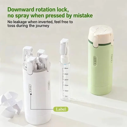 4-in-1 Travel Toiletry Bottles Set | Leak-Proof Refillable Containers