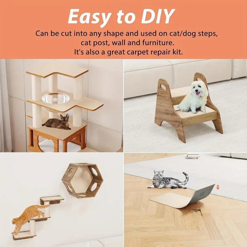 Cat Scratching Mat – Self-Adhesive Furniture Protector for Healthy Claws (30x100CM)