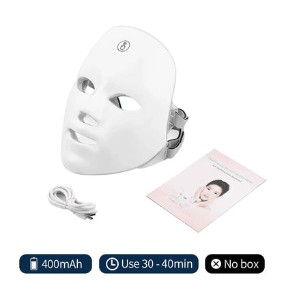 7-Color LED Photon Therapy Face Mask