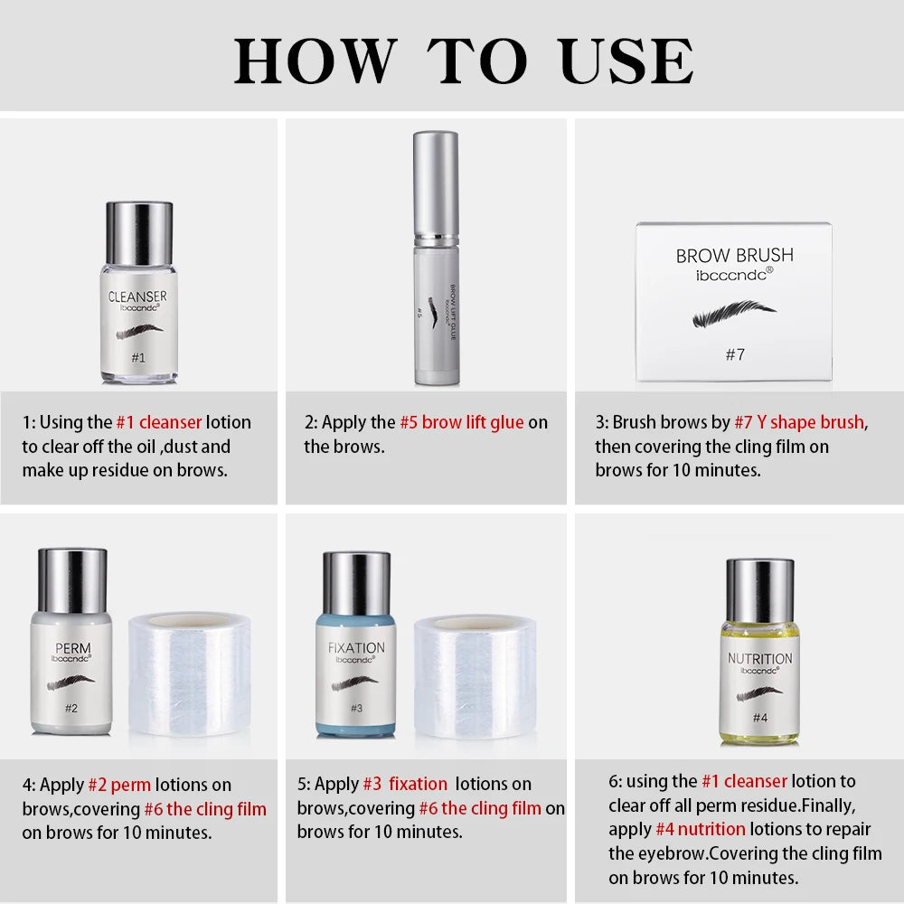 DIY Brow Lamination Kit — Professional At-Home Eyebrow Perm