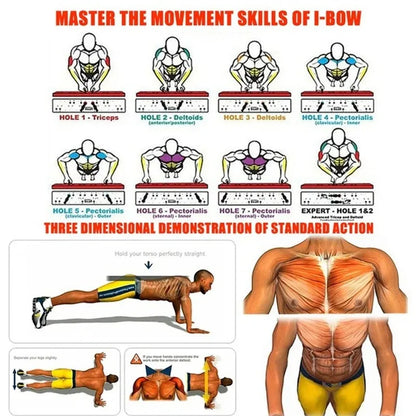 Push Up Board Set – Multifunctional Foldable Fitness Trainer