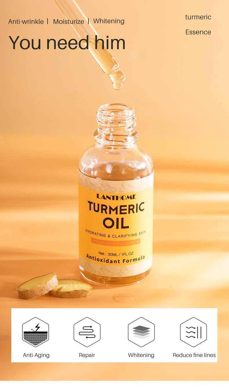 Turmeric Brightening & Anti-Aging Facial Serum Oil