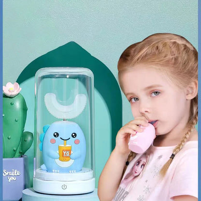 360° Sonic Electric Toothbrush for Kids – IPX7 Waterproof with Blue Light