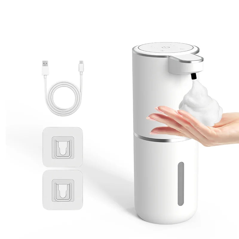 380ML Touchless Automatic Soap Dispenser – Foam & Gel, 4-Speed, IPX5 Waterproof