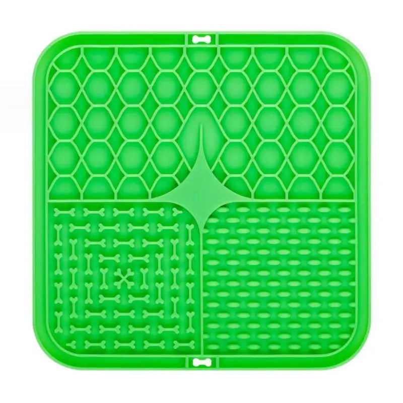 Silicone Lick Mat for Dogs & Cats | Slow Feeder with Suction Cups