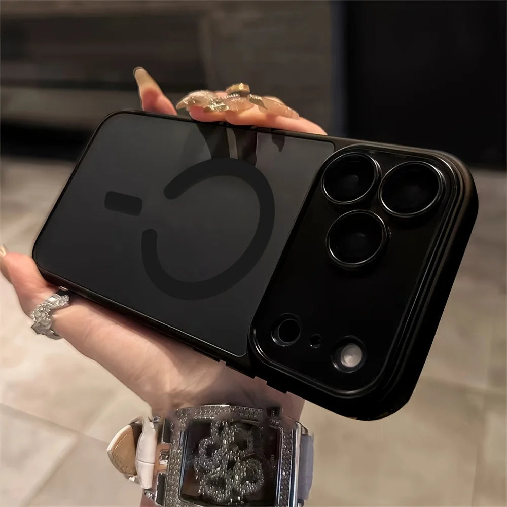 Magnetic Luxury Matte Translucent Phone Case – MagSafe Compatible | iPhone 17 Air 16 15 14 13 12 11 Series