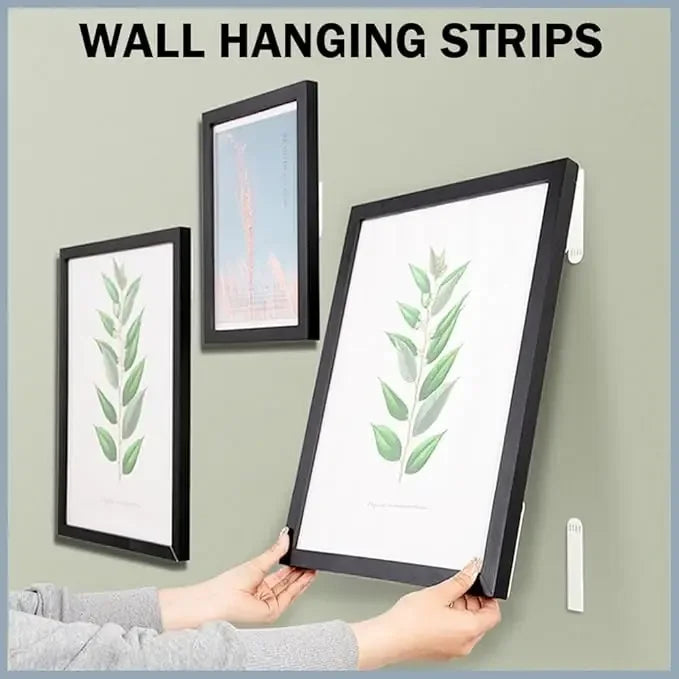 Heavy Duty Picture Hanging Strips | No Drill | Damage-Free | Waterproof Adhesive Hooks