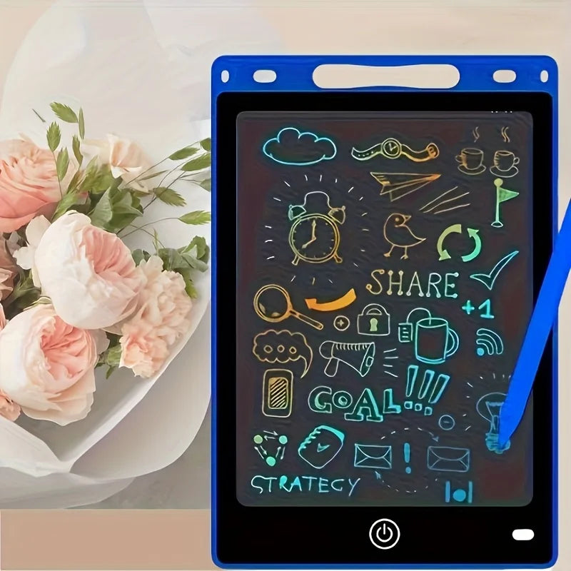 1Pcs 8.5inch Lcd Writing Tablet - Electronic Drawing Board and Doodle Board, Suitable for Office Use, Easy-To-Erase Writing Board for Students' Drafts
