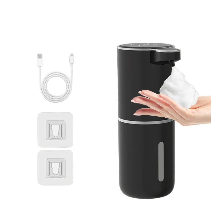 380ML Touchless Automatic Soap Dispenser – Foam & Gel, 4-Speed, IPX5 Waterproof