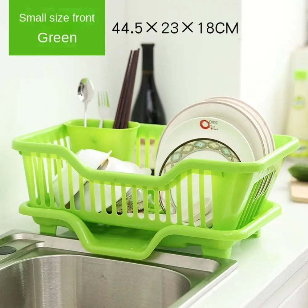 Dish Drying Rack with Drain Board – Countertop Kitchen Organiser