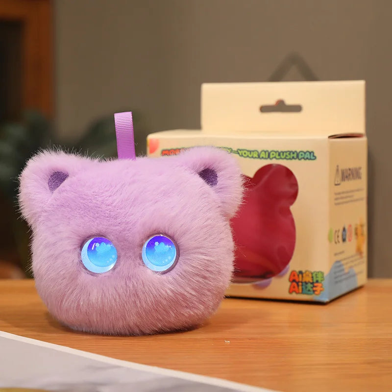AI Intelligent Cat Plush Toy Voice Conversation Wifi Interactive Smart Robot Doll Emotional Companionship Overseas Edition