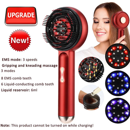 Electric Vibration Scalp Massager & Hair Growth Comb