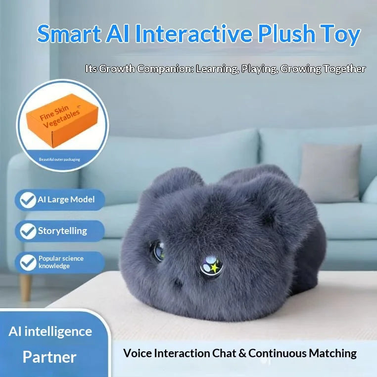 Intelligent Ai Talking Plush Toy In Stock Cute Stuffed Doll Interactive Desk Companion Soft Stuffed Animal Best Friend Gift