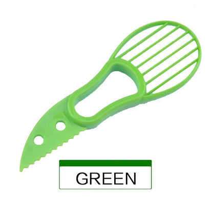 3-in-1 Avocado Slicer, Pitter & Peeler — Food-Grade Plastic Kitchen Tool