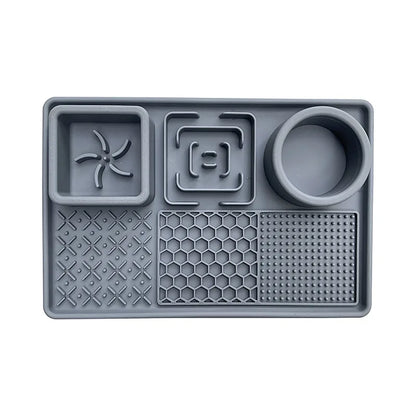 Pet Slow Feeder Bowl with Lick Mat & Suction Cups | Anxiety Relief for Dogs & Cats