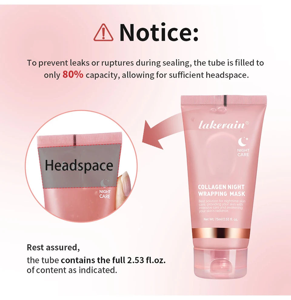 Korean Collagen Wrapping Face Mask & Brush Set