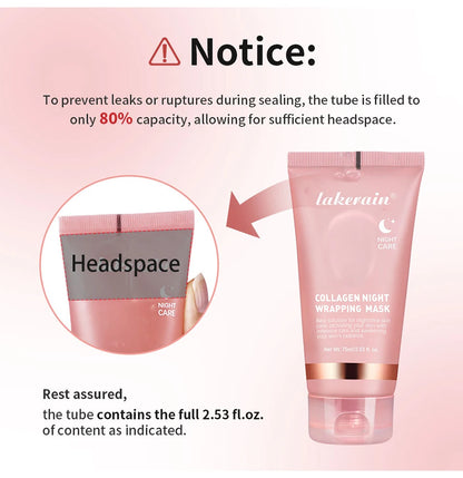 Korean Collagen Wrapping Face Mask & Brush Set