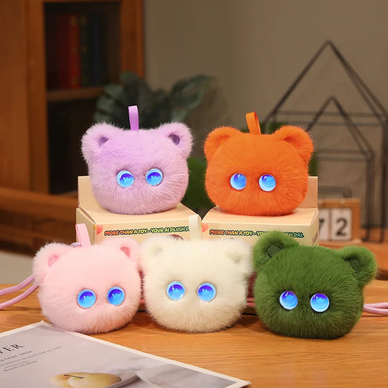 AI Intelligent Cat Plush Toy Voice Conversation Wifi Interactive Smart Robot Doll Emotional Companionship Overseas Edition